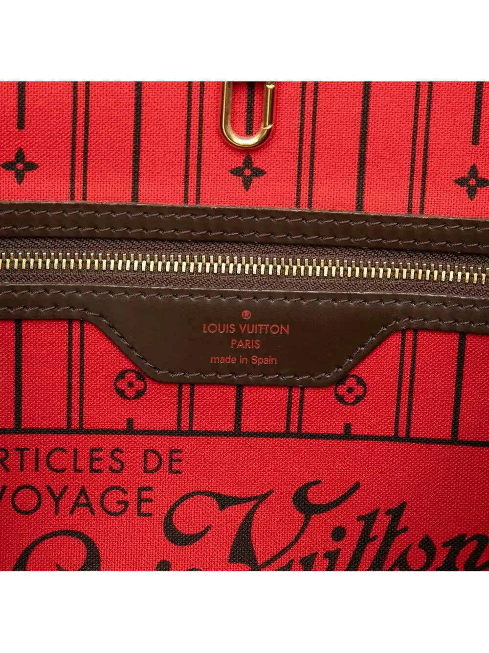 Louis Vuitton Damier Ebene Neverfull Mm #333520L14B